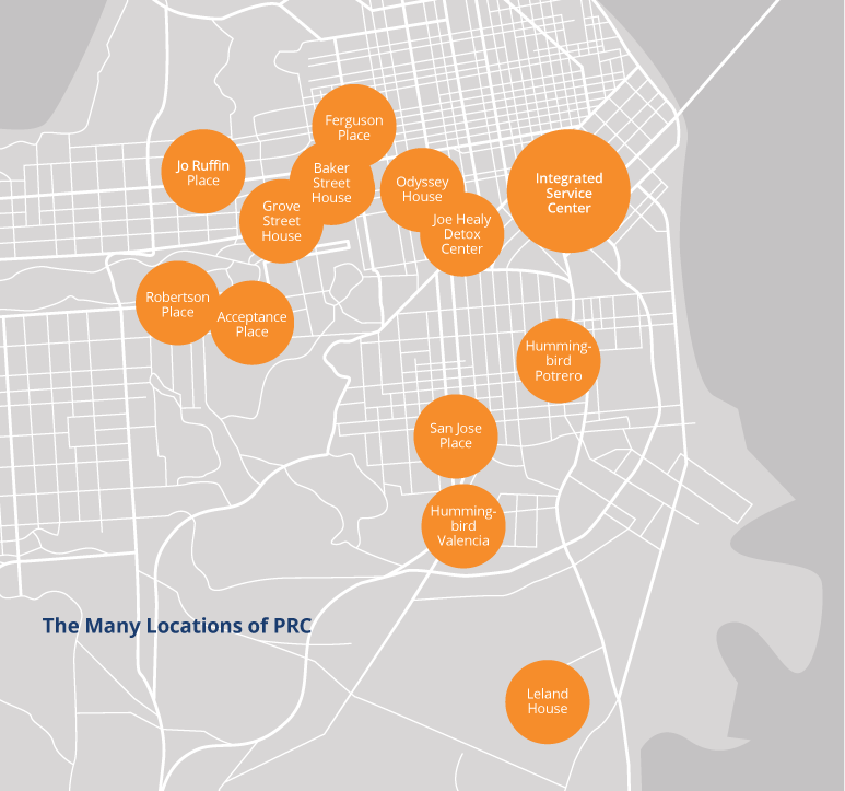 The Many Locations of PRC